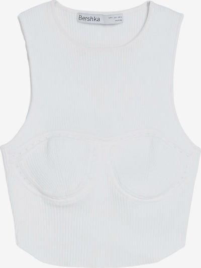 Bershka Knitted top in Off white, Item view