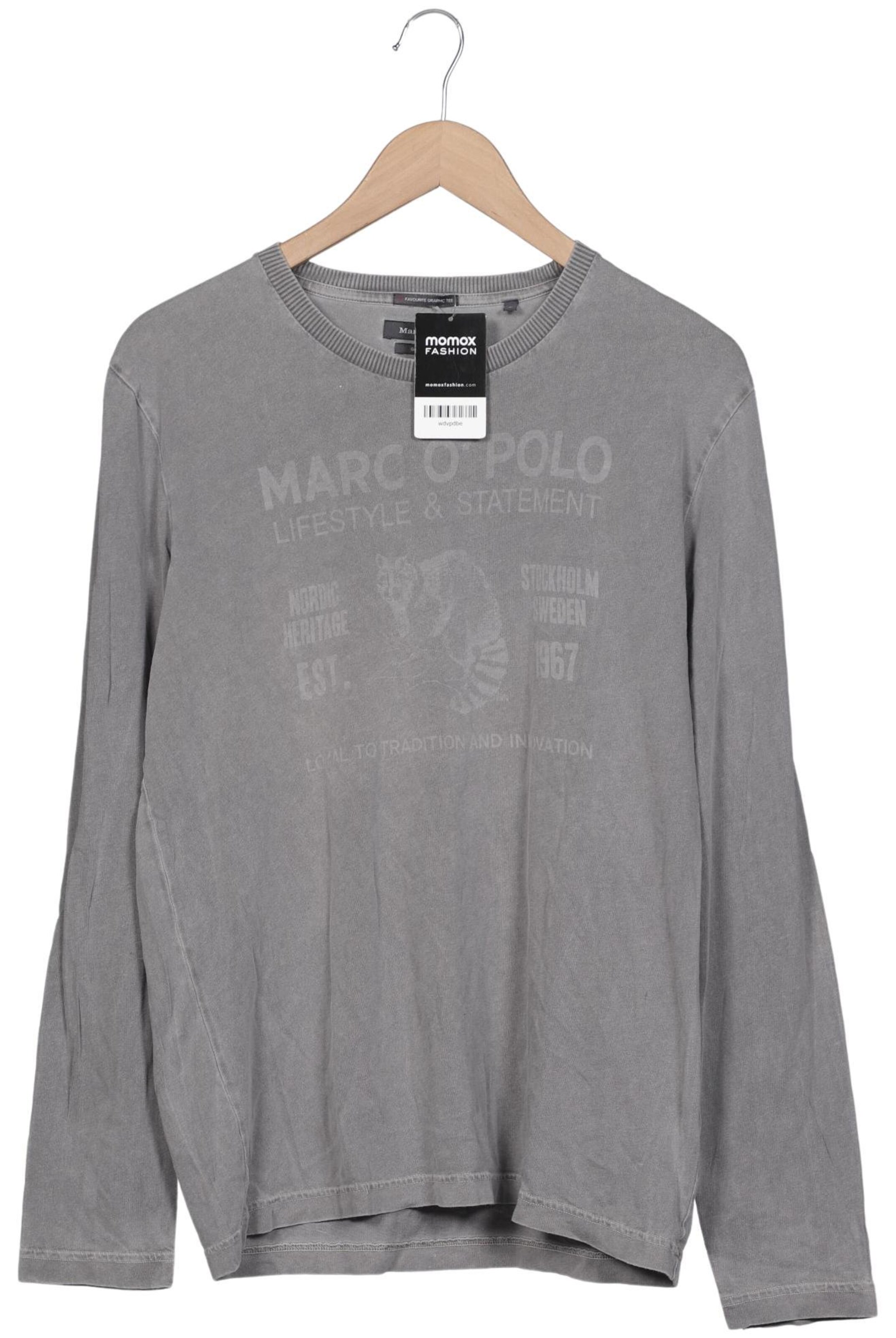 Marc O'Polo Shirt in L in Grey: front