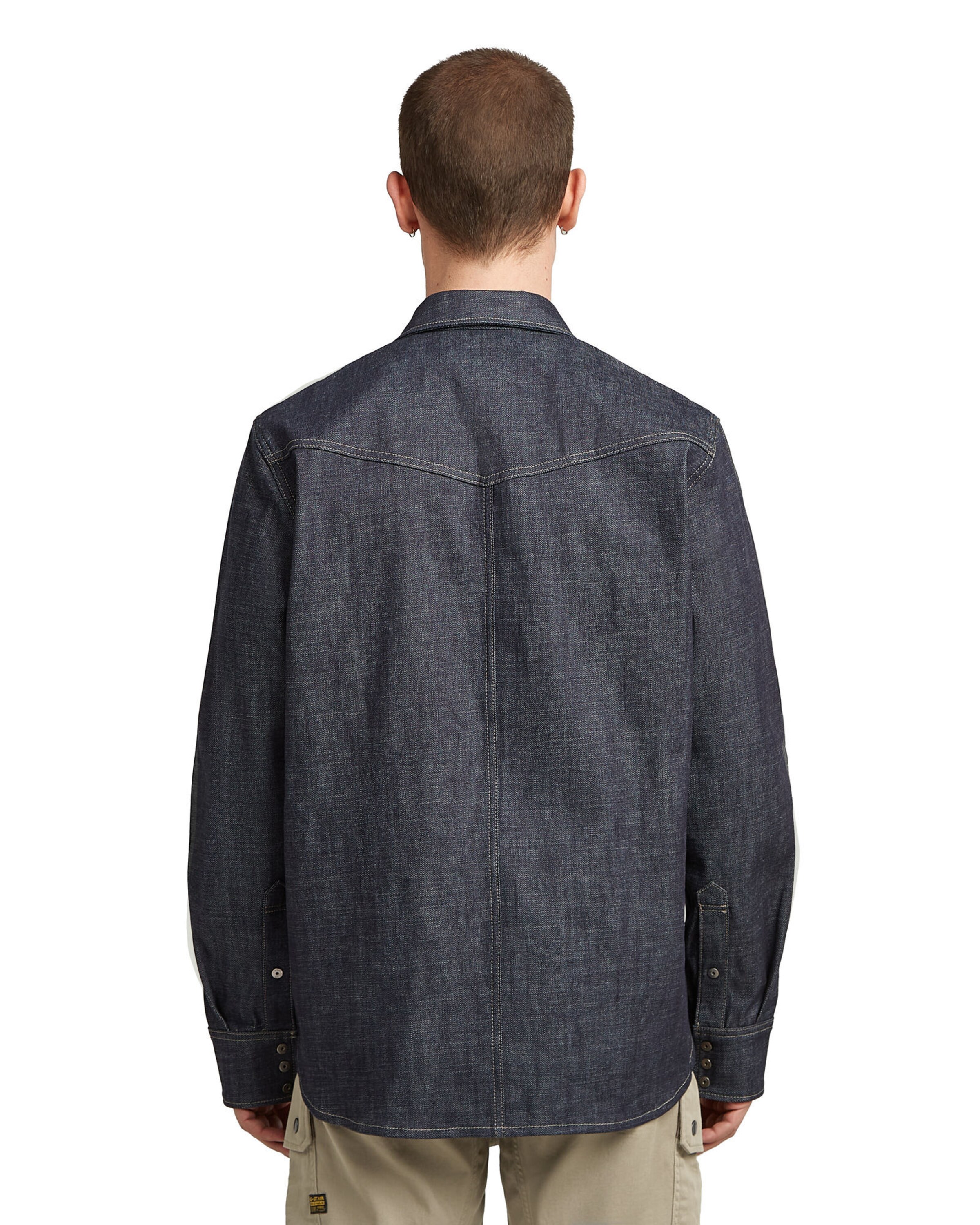 G-STAR Regular fit Overhemd in Blauw