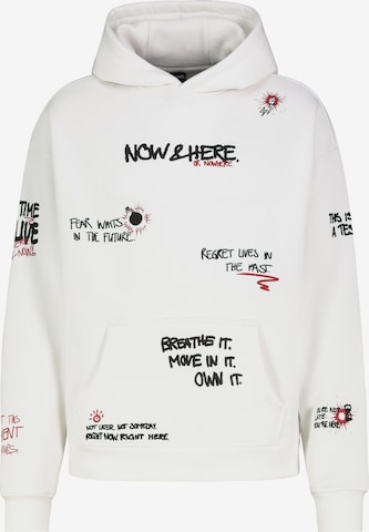 Sublevel Sweatshirt in Weiß: Vorderseite