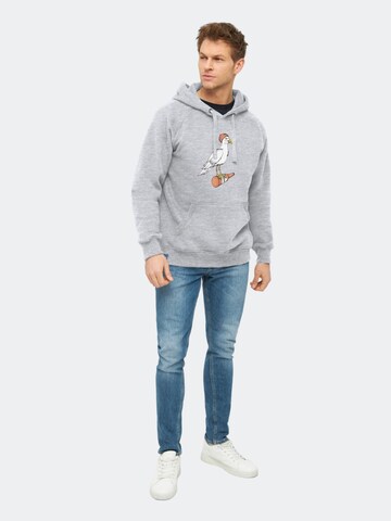 Derbe Sweatshirt 'Sturmmöwe' in Grau