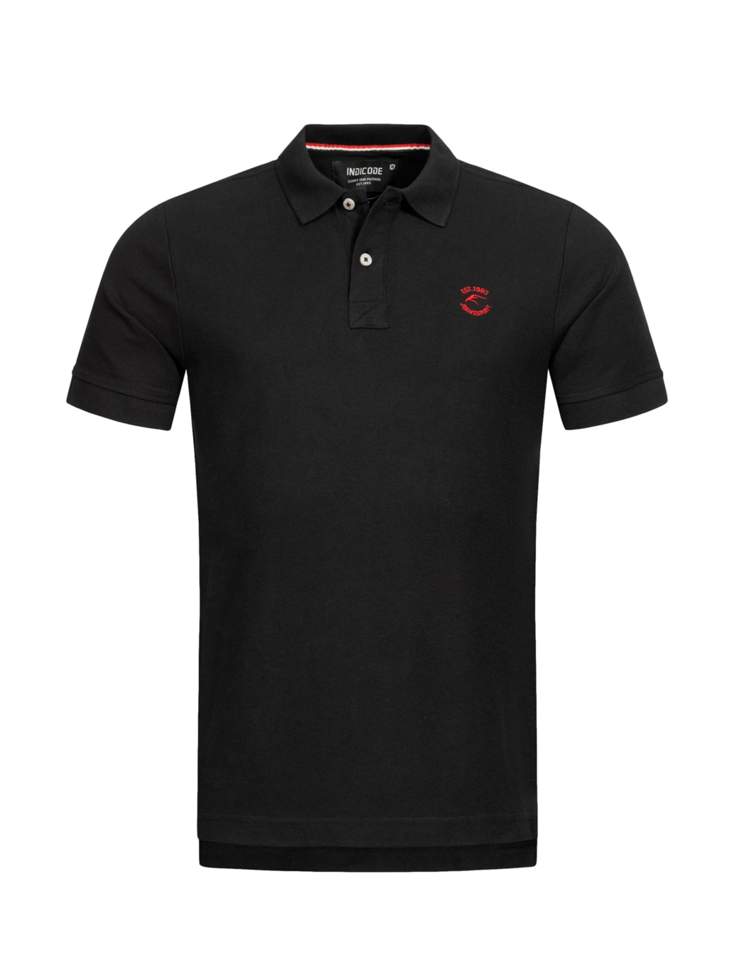 INDICODE T-Shirt en XXXL en noir, Vue avec produit