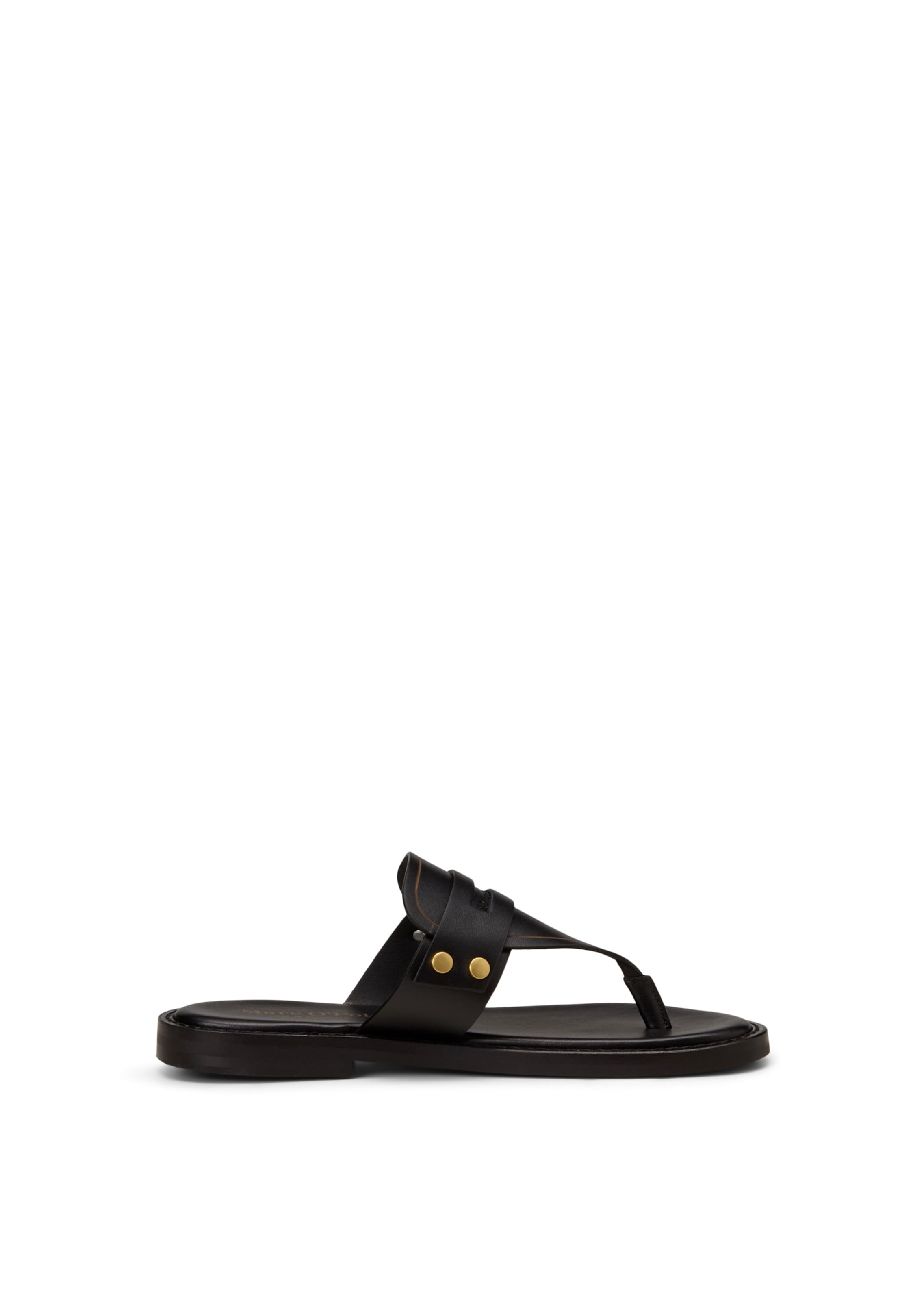 Marc O'Polo Teenslipper 'Stina' in Zwart