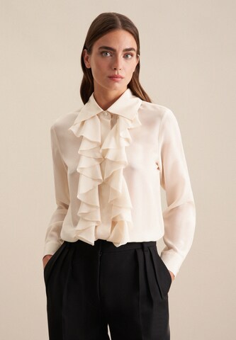 SEIDENSTICKER Blouse in Beige: voorkant
