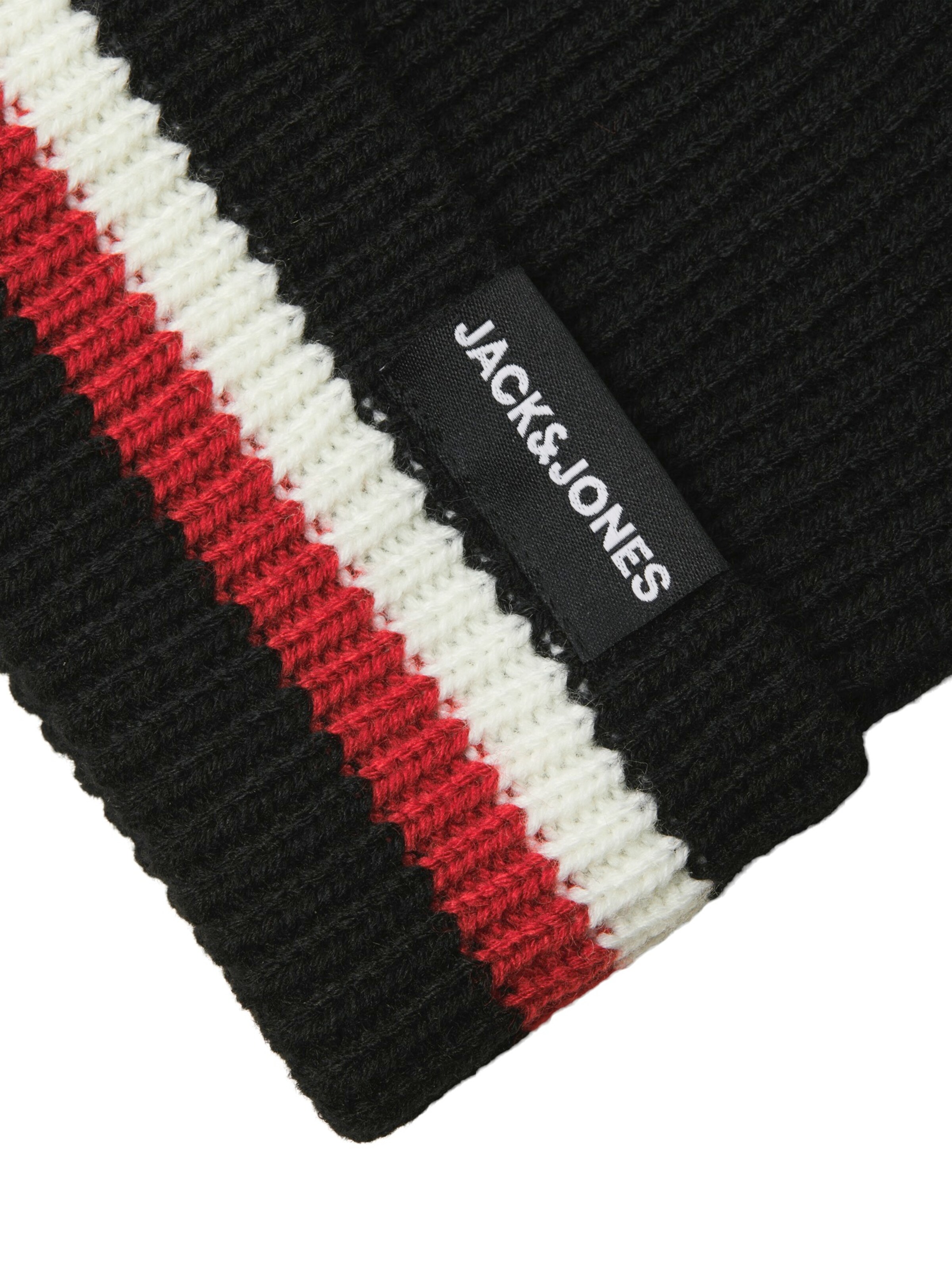 JACK & JONES Beanie 'JACMAKE' in Black