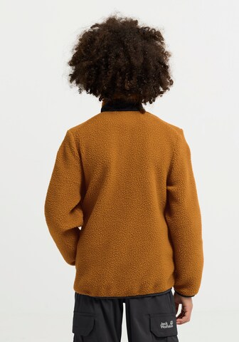 JACK WOLFSKIN Fleece Jacket in Brown