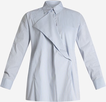 Dixie - Blusa em azul: frente