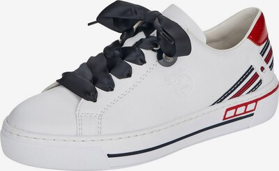 RIEKER Låg sneaker i marinblå / röd / vit, Produktvy
