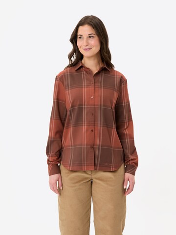 VAUDE Funktionsbluse ' Farsund III' in Braun: Vorderseite