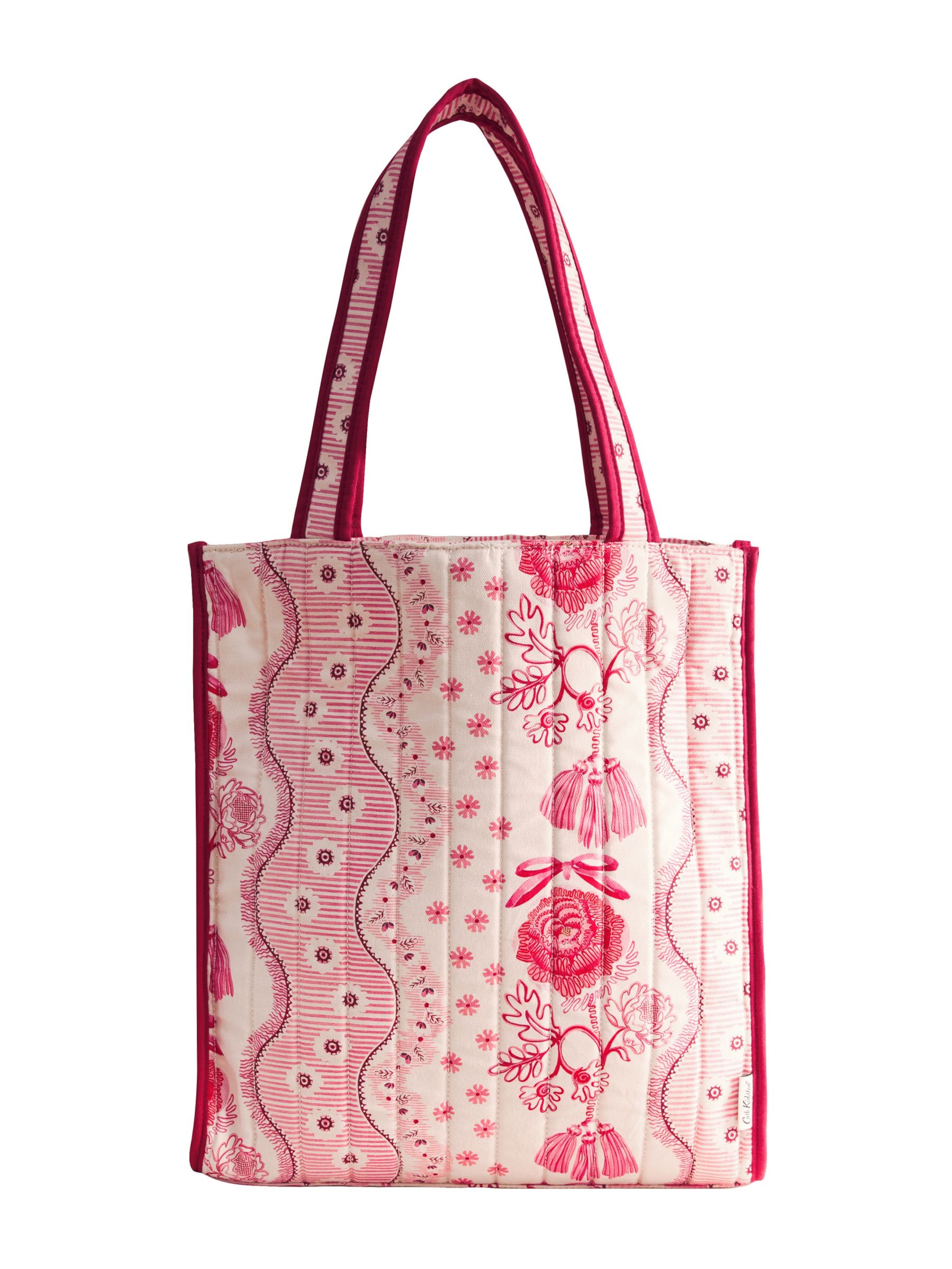 Cabas Cath Kidston en rose : devant