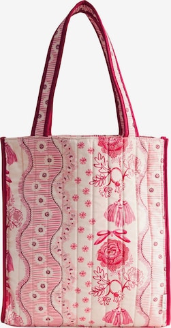 Cath Kidston Ostoskassi värissä vaaleanpunainen: etupuoli