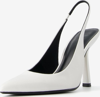 Bershka Slingback Pumps in White, Item view