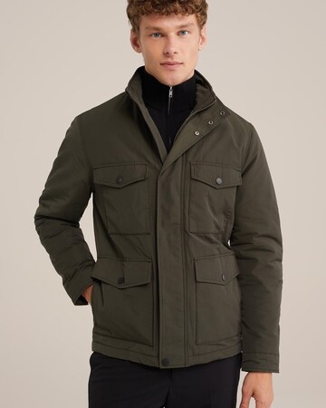 WE Fashion - Chaqueta de entretiempo en verde: frente
