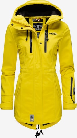 MARIKOO Raincoat 'Zimtzicke' in Yellow: front