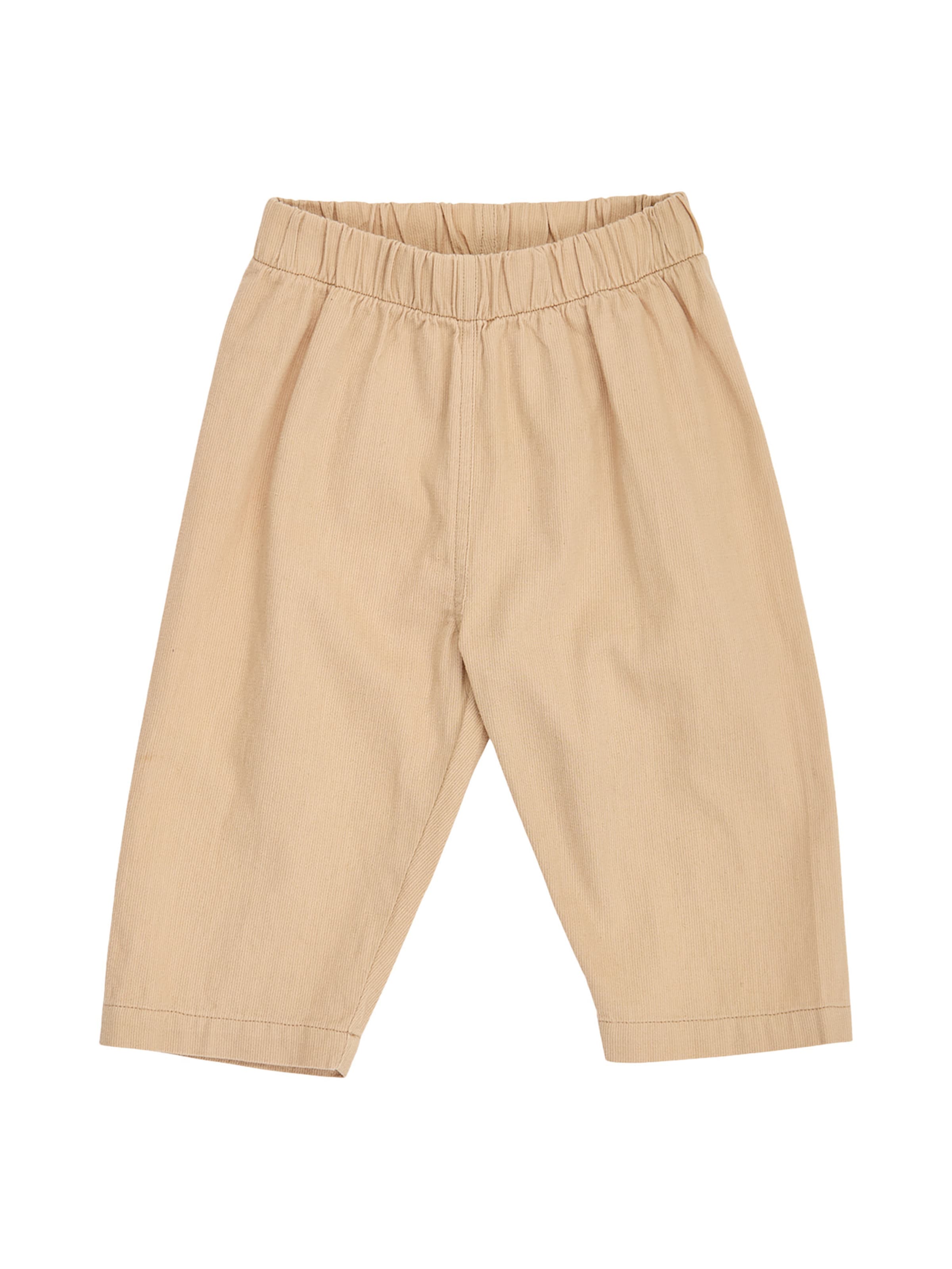 Pantalon Müsli by GREEN COTTON en marron : devant