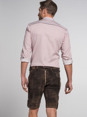 Coupe slim Pantalon 'Alex' SPIETH & WENSKY en marron