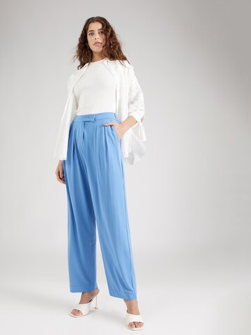 Max Mara Leisure Loosefit Élére vasalt nadrágok 'GIOCHI' - kék