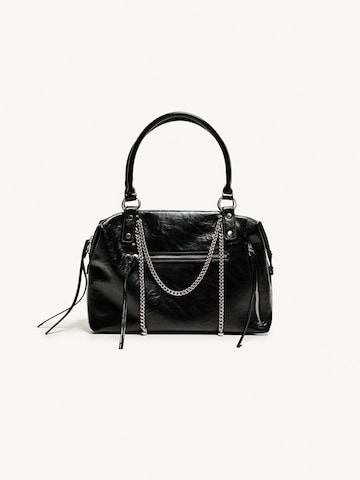 Sac bandoulière Bershka en noir : devant