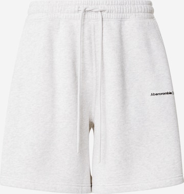 regular Pantaloni di Abercrombie & Fitch in grigio: frontale