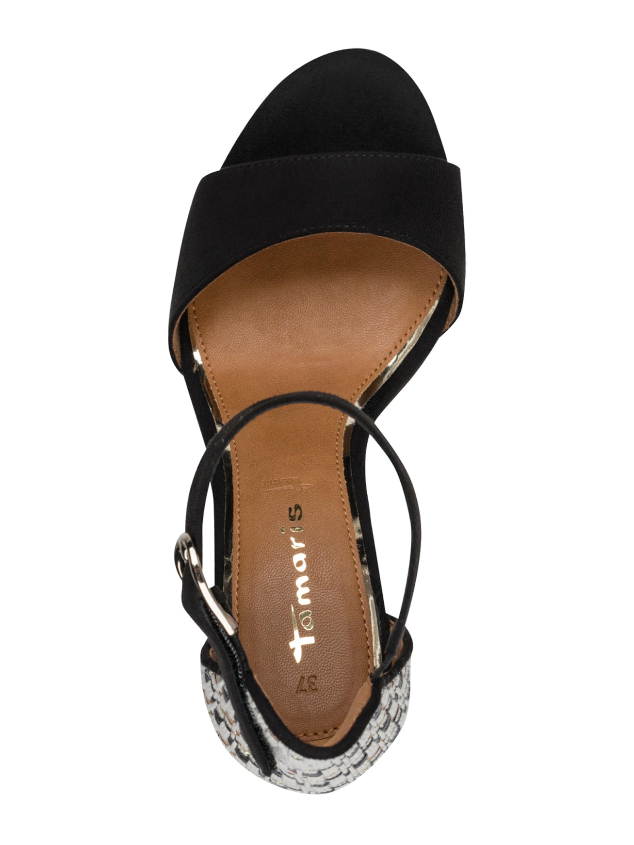 Tamaris Sandale in Schwarz