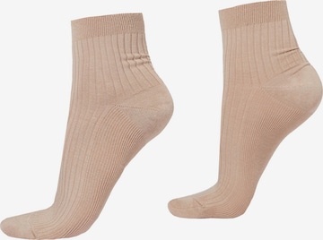 CALZEDONIA Socks in Beige: front
