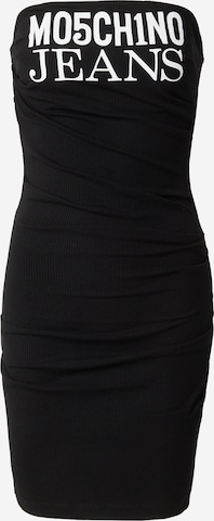 Moschino Jeans Sukienka w kolorze czarny: przód