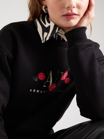 ARMANI EXCHANGE Sweatshirt 'CNY' in Black