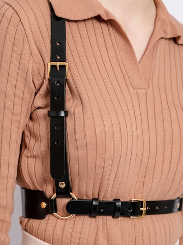 Haute Cuir Bælte 'Harness' i sort
