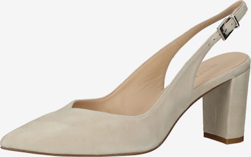 PETER KAISER Slingback Pumps in Beige: front