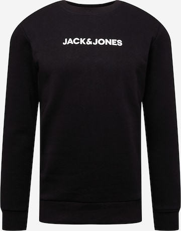 JACK & JONESSweater majica 'You' - crna boja: prednji dio