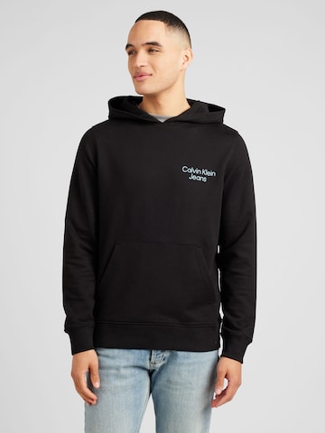 Calvin Klein Jeans Sweatshirt in Schwarz