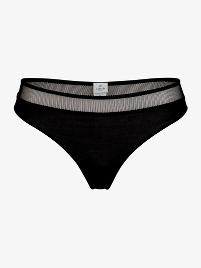 Erlich Textil String 'Tilla' in schwarz, Produktansicht