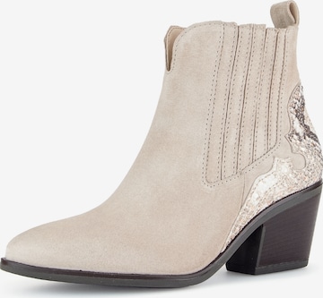 GABOR Cowboy Boots in Beige: front