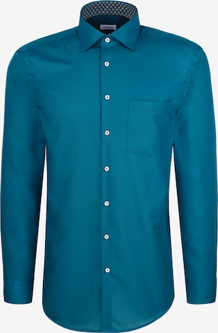 SEIDENSTICKER Comfort fit Business shirt in Blue: front