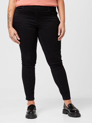 Skinny Jeans 'BILLIE' de la Noisy May Curve pe negru: față