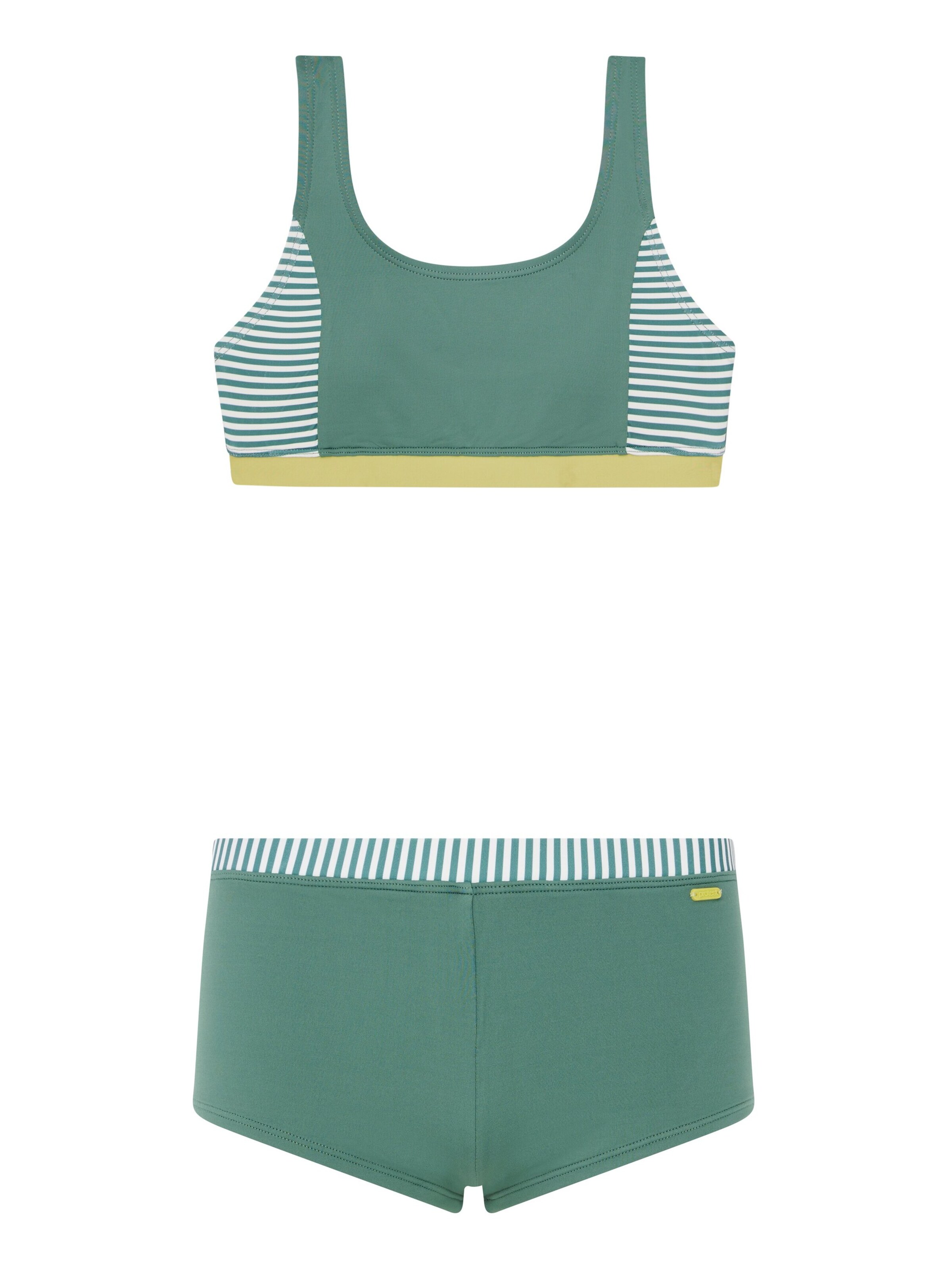 PROTEST Bustier Bikini 'PRTSindu JR'‌‌‌‌‌ in Grün: Vorderseite