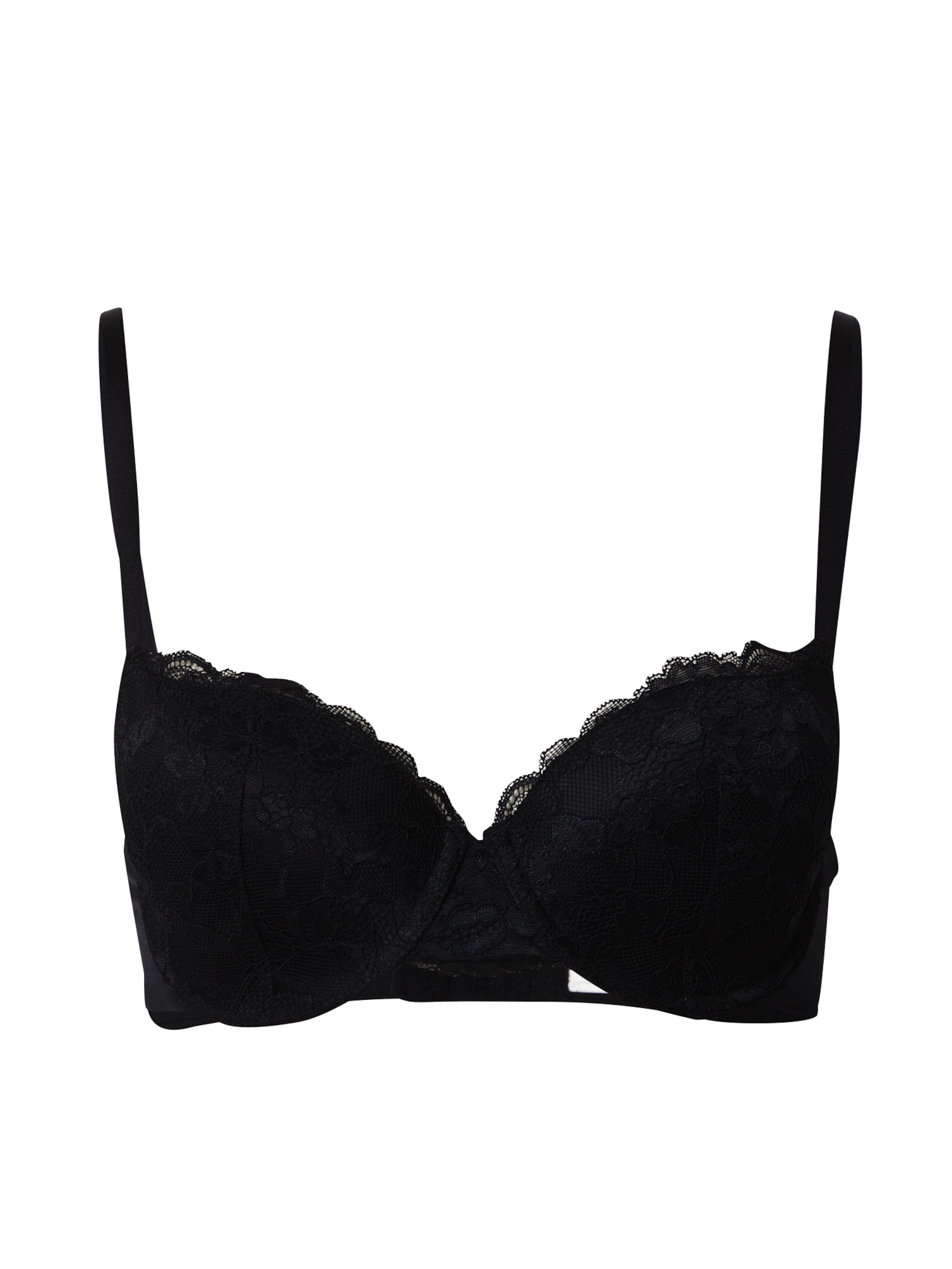 Lindex - Clásico Sujetador 'Akleja Emelie' en negro: frente