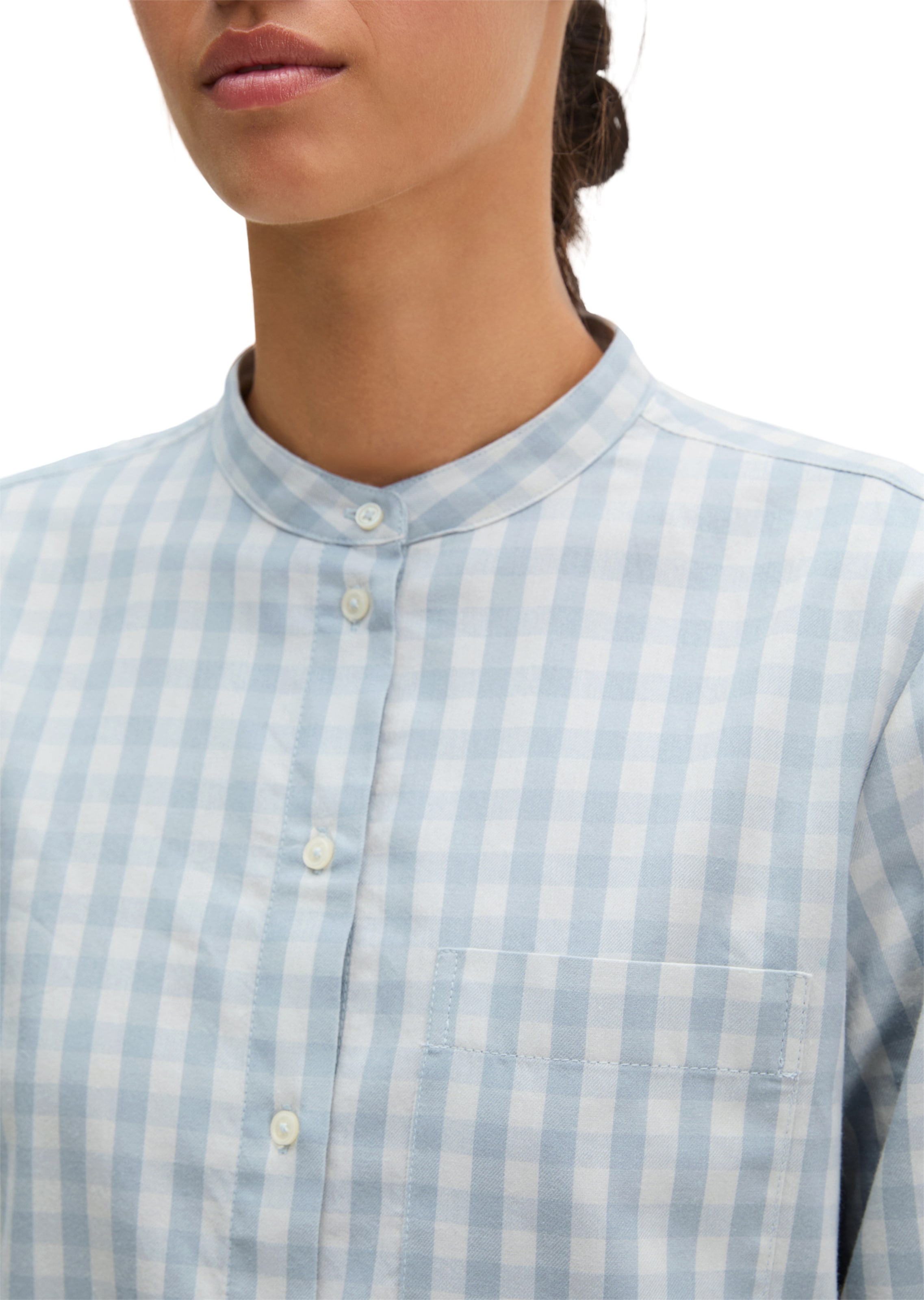 Marc O'Polo Blouse in Blauw: voorkant