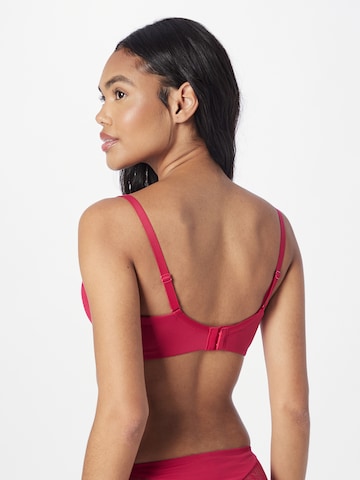 NATURANA Triangle Bra in Red