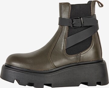 INUOVO Chelsea Boots in Green