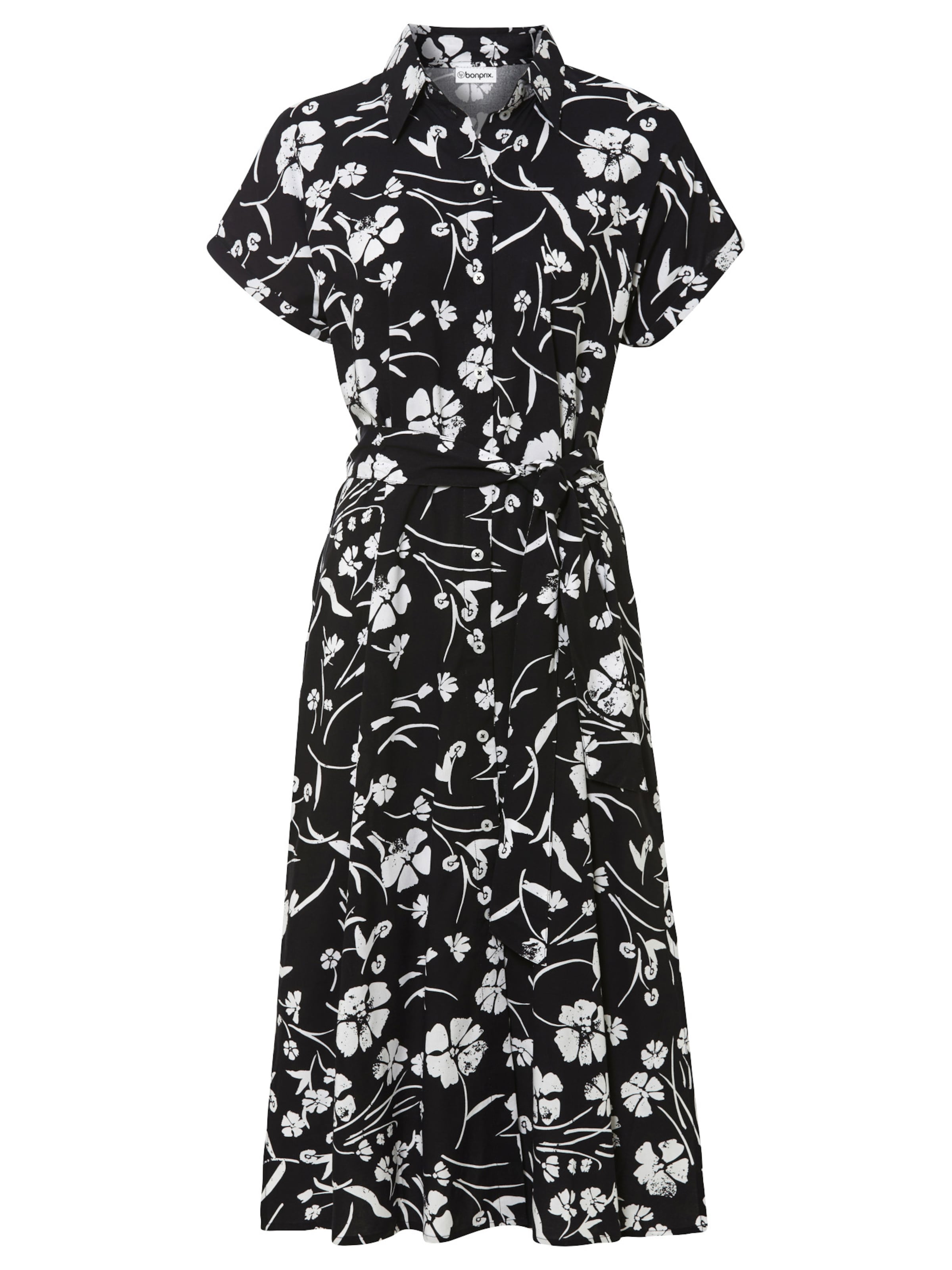 bonprix Kleid in Schwarz: Vorderseite