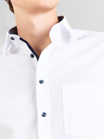OLYMP Slim fit Srajca | bela barva