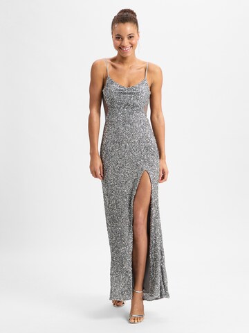 HEY KYLA Evening dress in Silver: front