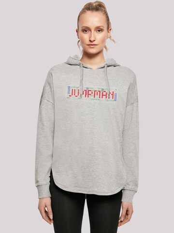 F4NT4STIC Sweatshirt 'Jumpman' in Grey: front