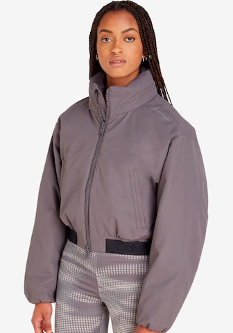 Calvin Klein Sport Athletic Jacket in Grey: front