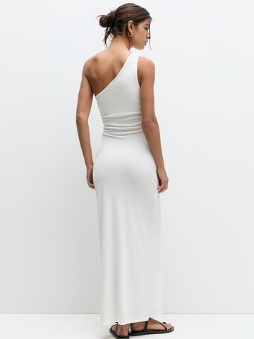 Pull&Bear Evening Dress in White