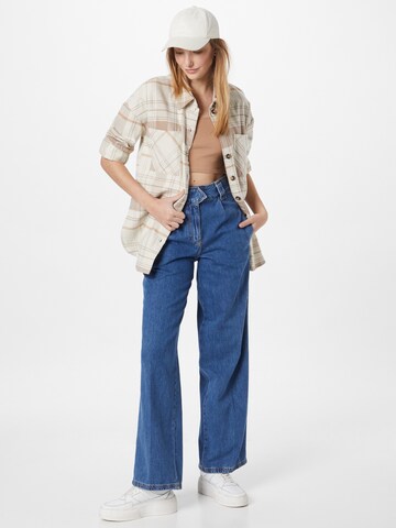 River Island Wide Leg Jeans i blå