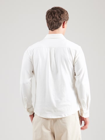 BLEND Regular fit Button Up Shirt 'BHALO' in White