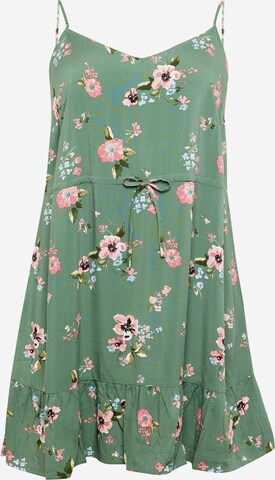 Vero Moda Curve Letní šaty 'EASY' – zelená: přední strana