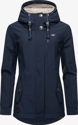 Ragwear Performance Jacket 'Monadde' in Blue: front